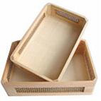 wood collecting trays